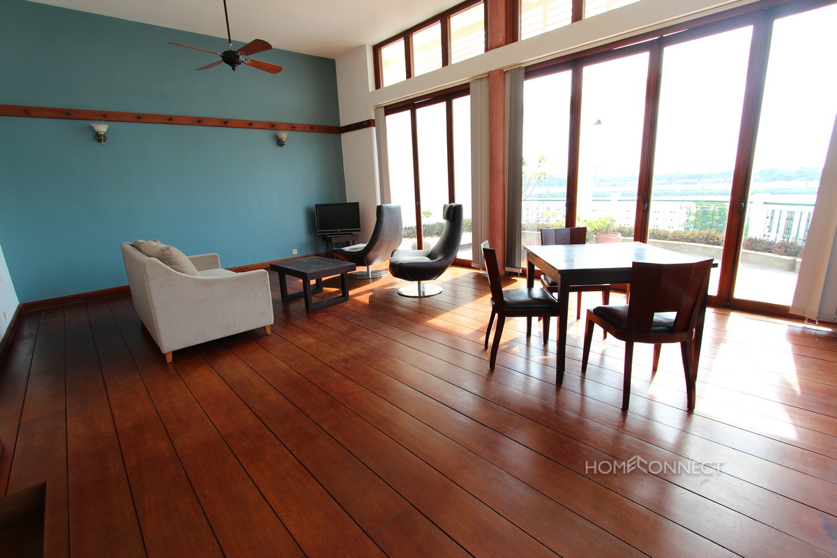 Large Terrace 1 Bedroom Apartment on Riverside | Phnom Penh