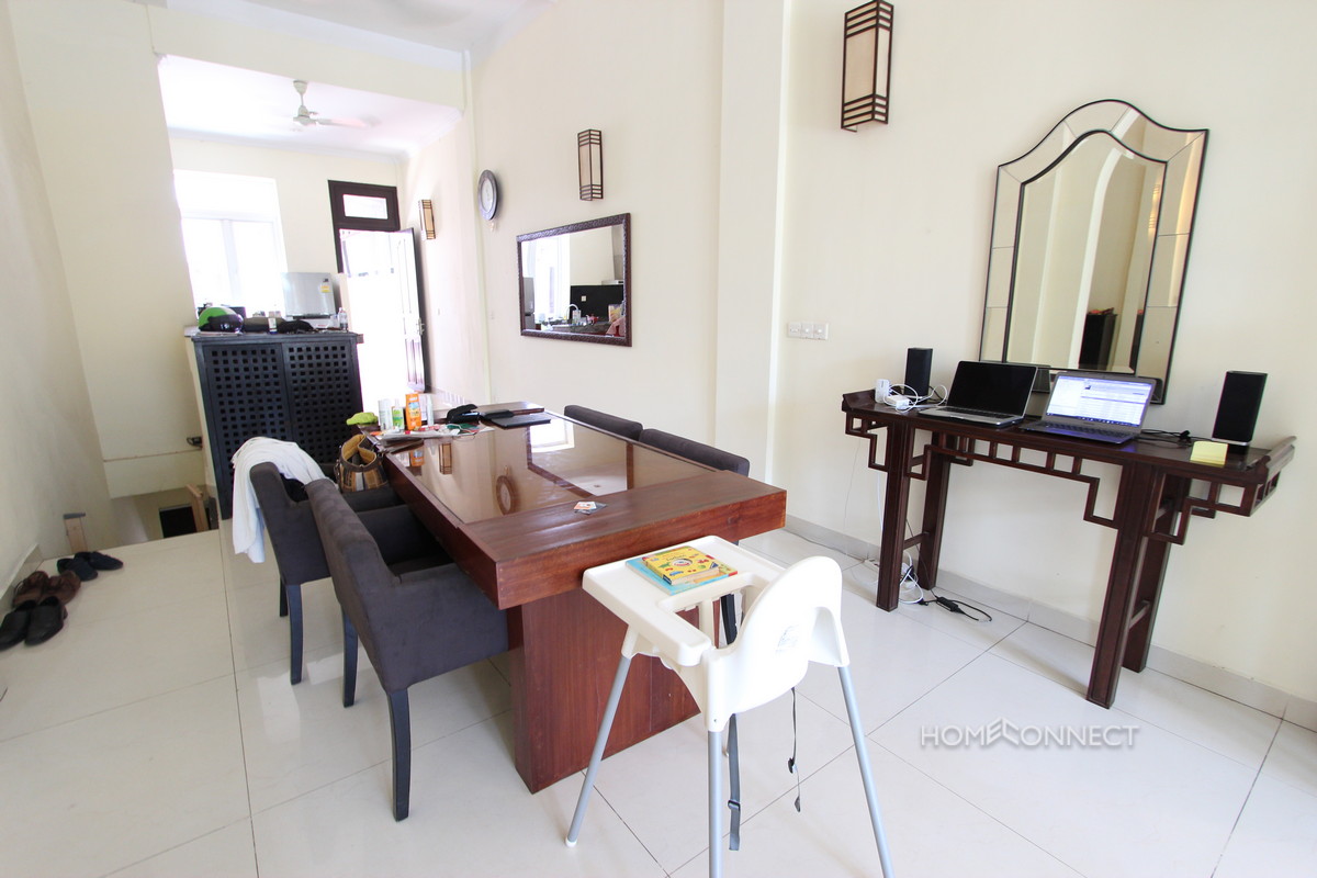 French Colonial 3 Bedroom Apartment For Rent Near Wat Phnom | Phnom Penh Real Estate
