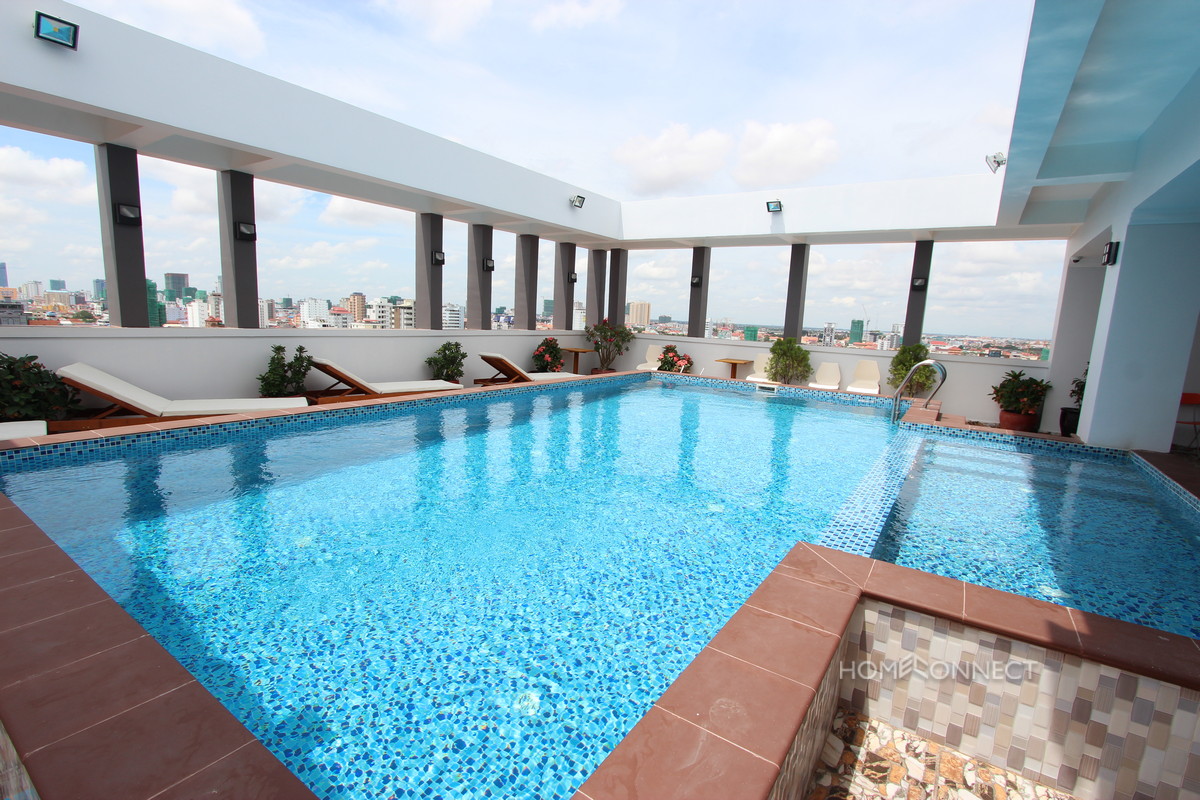 Modern 1 Bedroom Serviced Apartment Close to Russian Market | Phnom Penh Real Estate