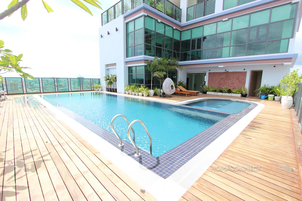 New 1 Bedroom Western Style Apartment For Rent In BKK3 | Phnom Penh Real Estate