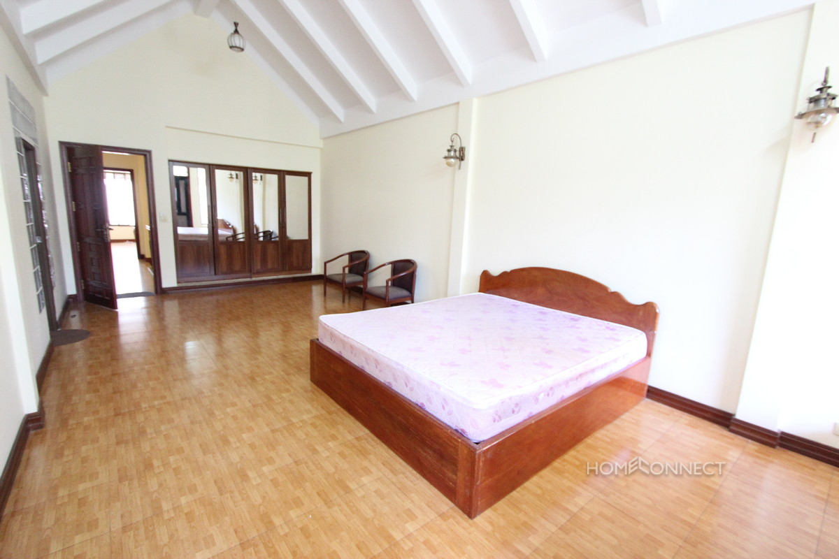 Colonial Style 4 Bedroom Villa For Rent In BKK1 | Phnom Penh Real Estate