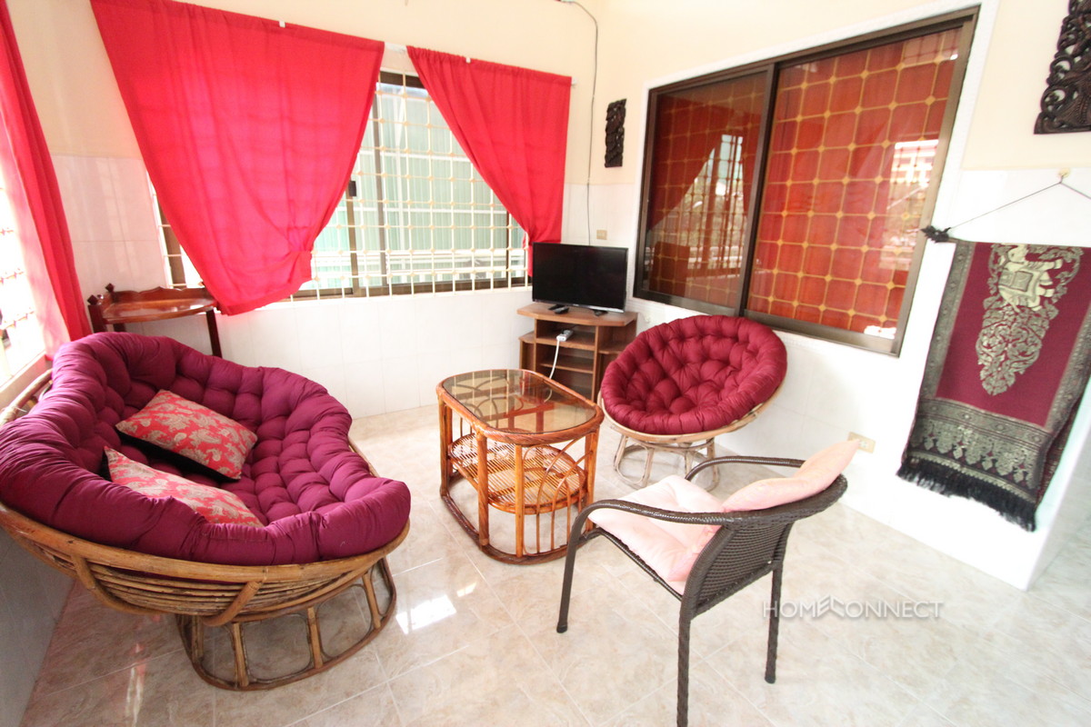 Large Terrace 2 Bedroom Apartment In BKK1 | Phnom Penh Real Estate
