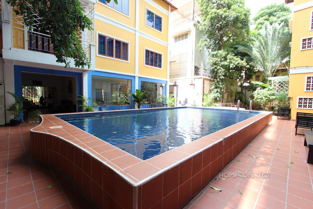 Large Balcony 2 Bedroom Apartment For Rent in Daun Penh | Phnom Penh Real Estate