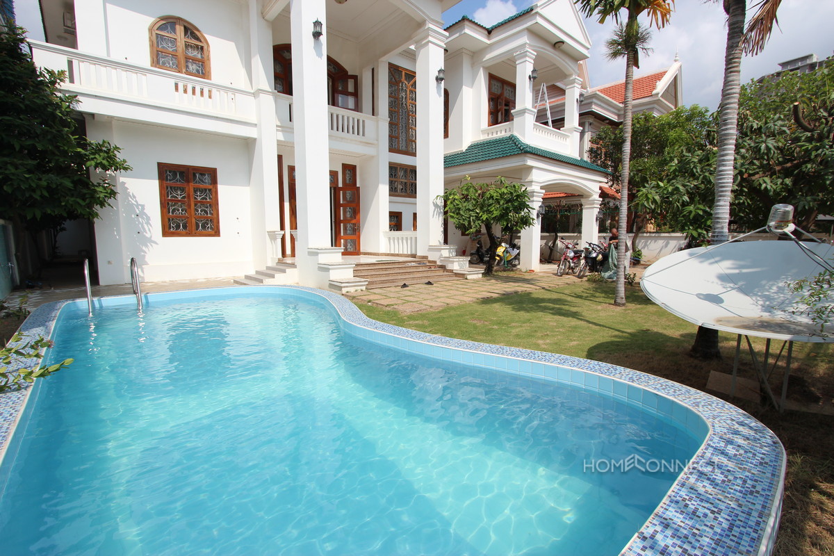 Large 5 Bedroom Villa With Private Pool For Rent In Toul Kork | Phnom Penh Real Estate
