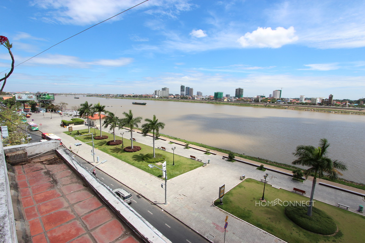 Large 3 Bedroom Riverside Apartment With River Views | Phnom Penh Real Estate