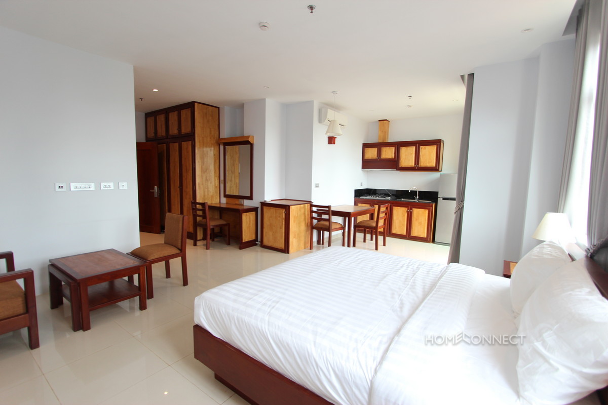 Western Style Studio Apartment For Rent in Russian Market | Phnom Penh Real Estate
