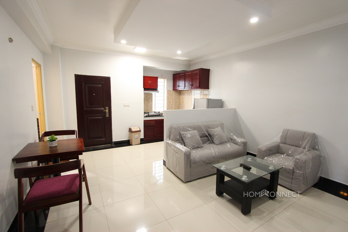 New Modern 1 Bedroom 1 Bathroom Apartment in BKK3 | Phnom Penh Real Estate