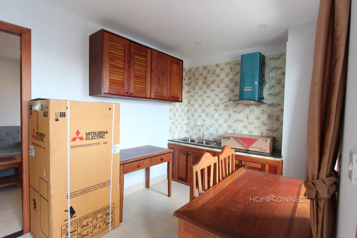 Brand New 1 Bedroom 1 Bathroom Apartment East of Russian Market | Phnom Penh Real Estate