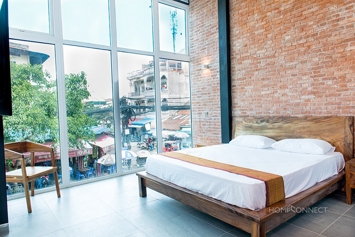 Modern 2 Bedroom 1 Bathroom Loft Apartment Near Wat Phnom | Phnom Penh Real Estate