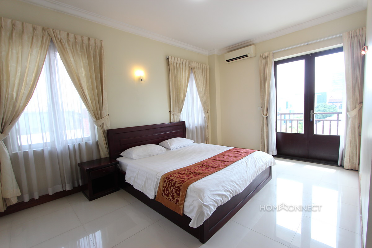 Serviced 2 Bedroom 2 Bathroom Apartment for Rent Near Olympic Stadium | Phnom Penh Real Estate