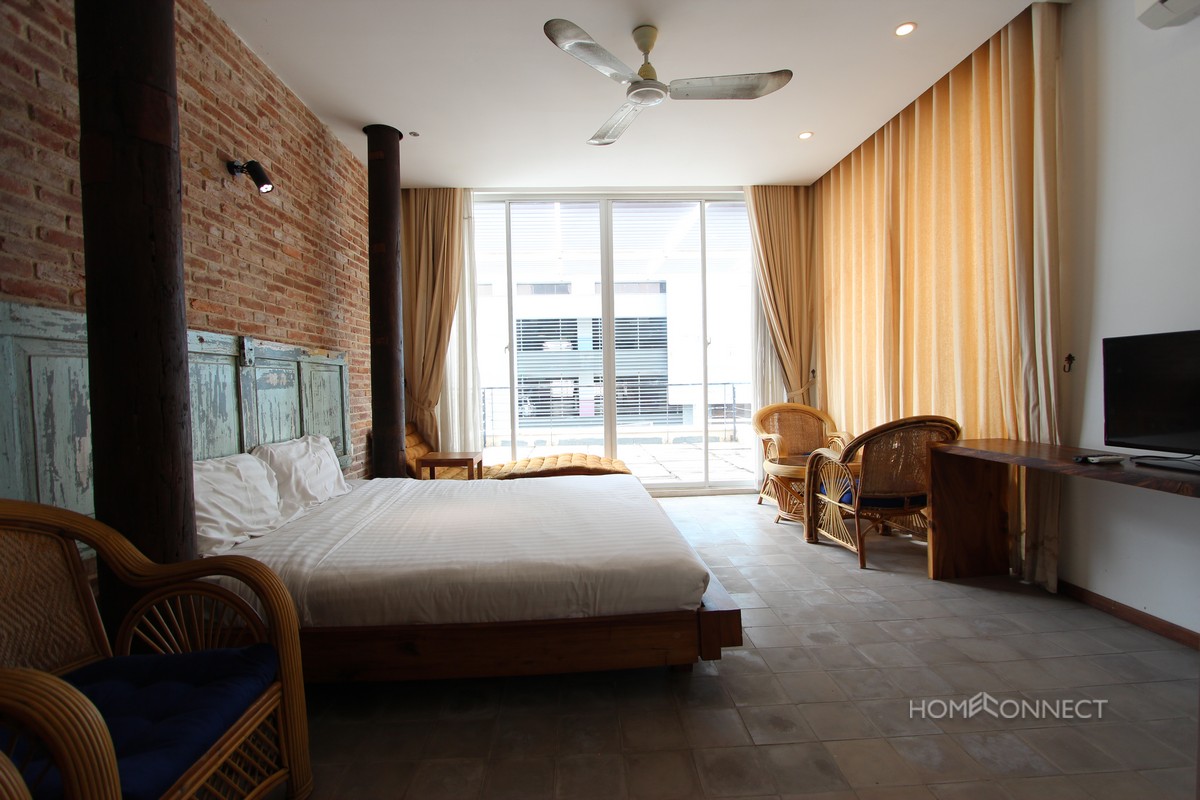 Contemporary Design 1 Bedroom Apartment For Rent in BKK1 | Phnom Penh Real Estate
