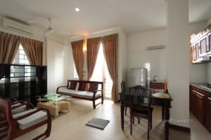 Comfortable 1 Bedroom 2 Bathroom Apartment for Rent in Tonle Bassac | Phnom Penh Real Estate