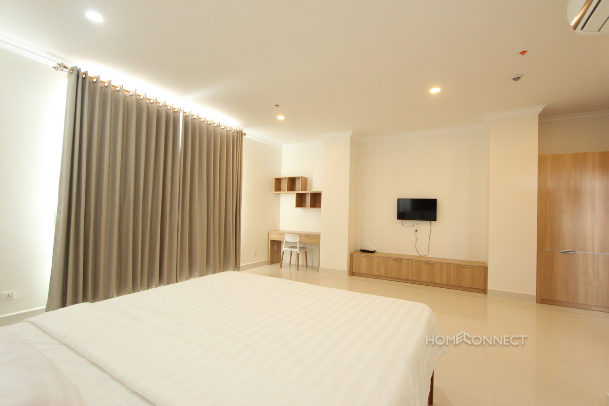 Western Style Large 3 Bedroom Apartment For Rent in BKK1 | Phnom Penh Real Estate
