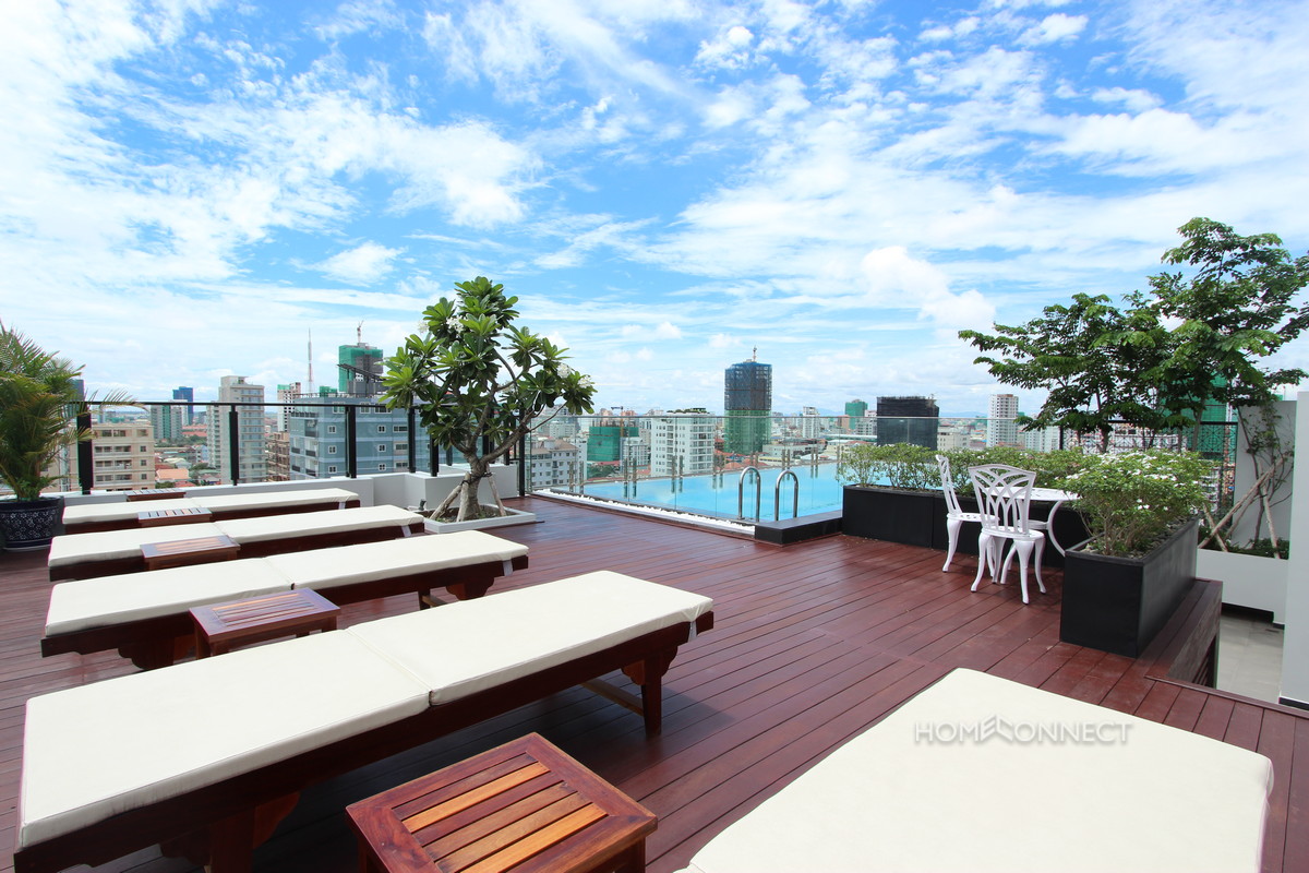 Modern 4 Bedroom Penthouse For Rent in BKK1 | Phnom Penh Real Estate