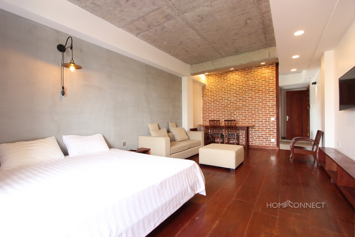 Modern Serviced Studio Apartment for Rent in BKK1 | Phnom Penh Real Estate