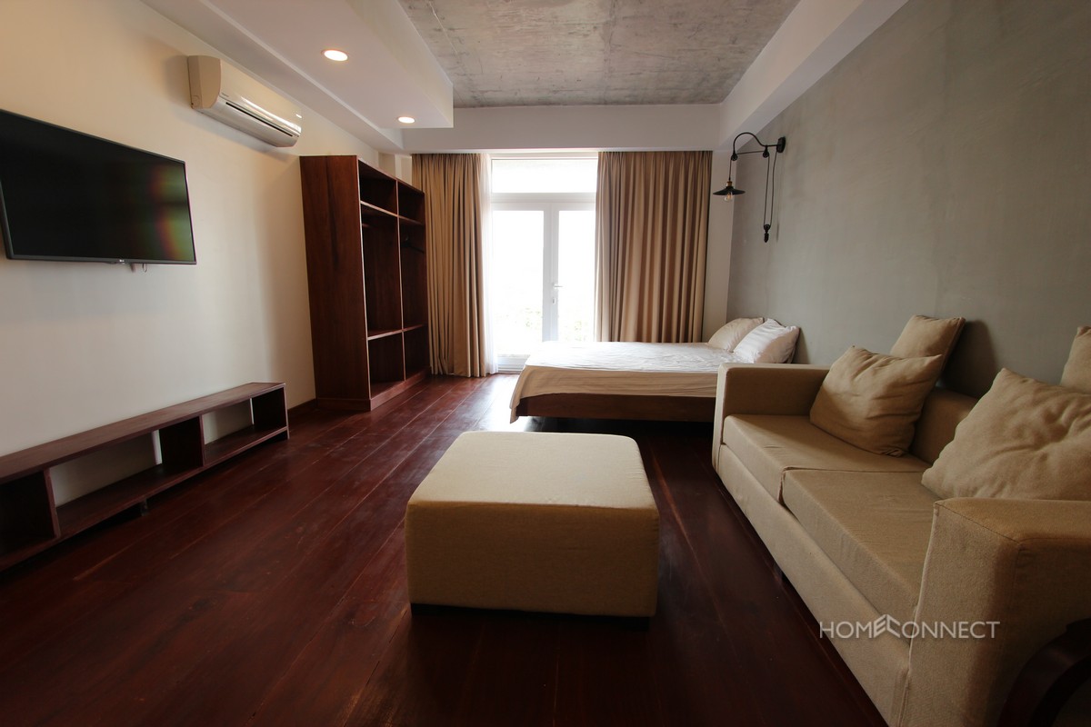 Modern Serviced Studio Apartment for Rent in BKK1 | Phnom Penh Real Estate