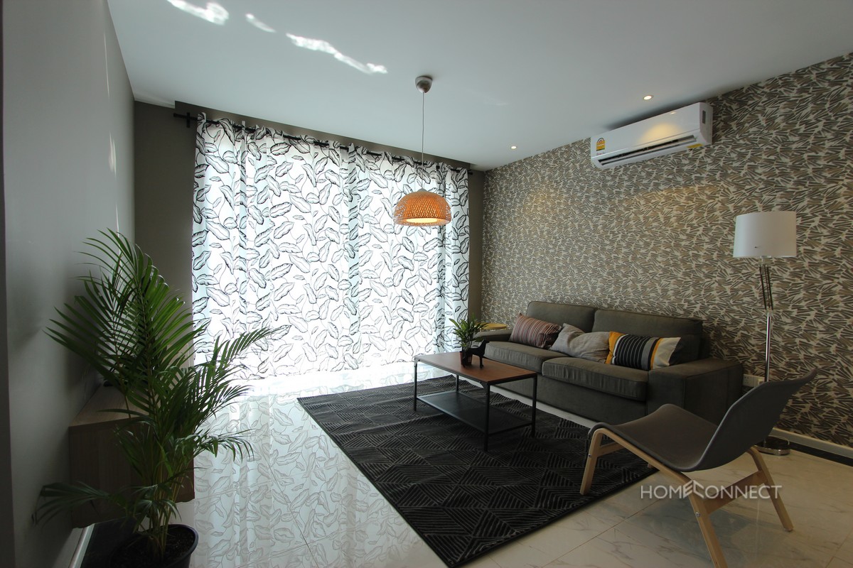 Brand New Serviced 1 Bedroom 2 Bathroom Apartment for Rent in BKK1 | Phnom Penh Real Estate