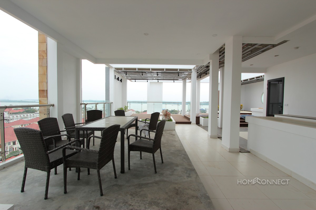 Private Rooftop 5 Bedroom Penthouse In Chroy Chungva | Phnom Penh Real Estate
