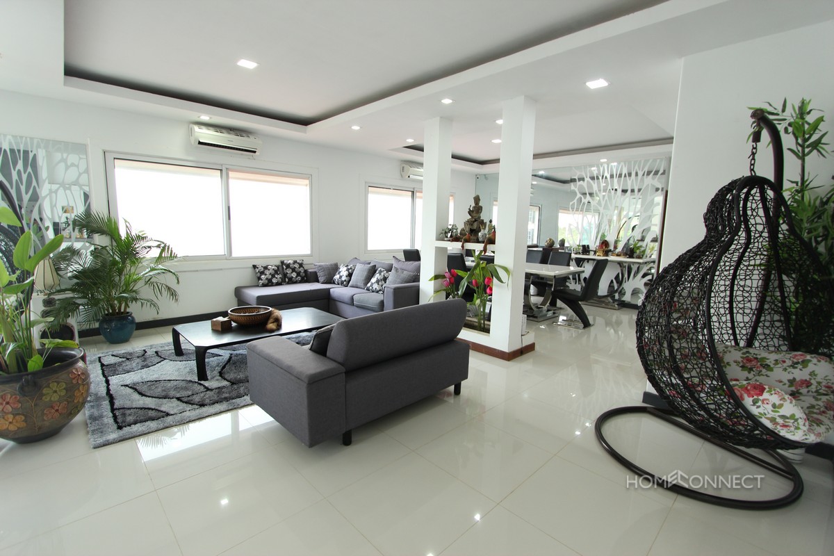 Private Terrace on The Mekong 4 Bedroom Apartment | Phnom Penh Real Estate